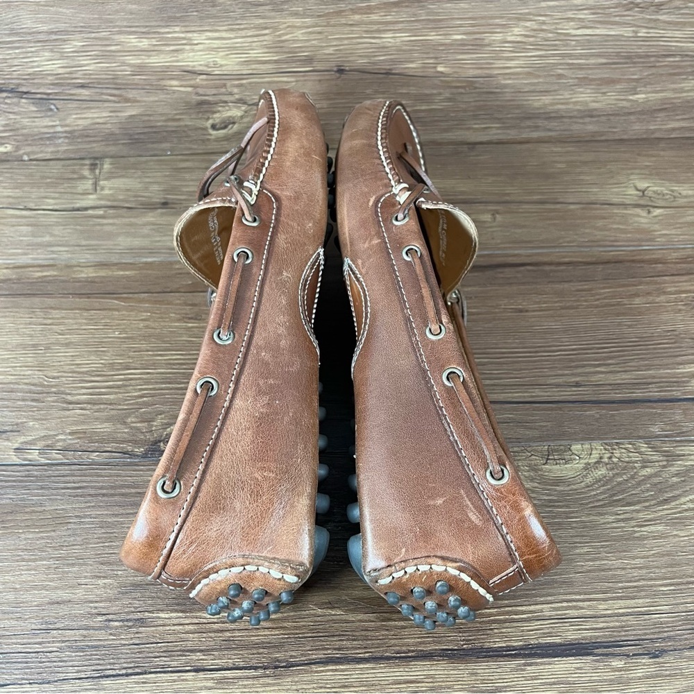 Cole Haan Gunnison Brown Leather Slip-On Driving Mocs Loafers Men’s‎ Size 11.5 - Picture 5 of 8